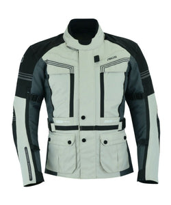 Motorrad grau Tourenjacke 